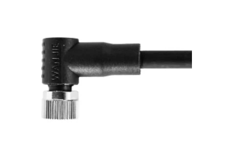 M8 Femella Angle Recte UnShield A-Codificació 4PIN PVC 2.0M M8X1.0