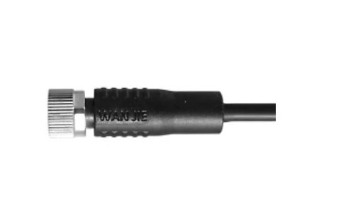 M8 Femella Recta UnShield B-Codificació 5PIN PVC 2.0M M8X1.0