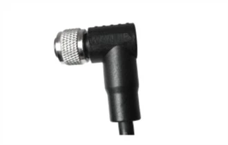 M12 femella angulat sense blindatge A-Codificació 3PIN PVC Cable 1,0M M12*1,0