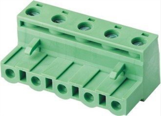 Bloc de terminals de pas femella endollable de 7,62 mm