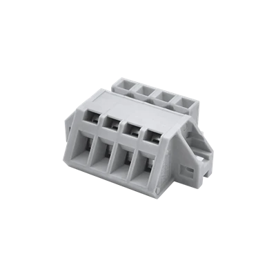 Connector MCS mascle/femella amb forat fix